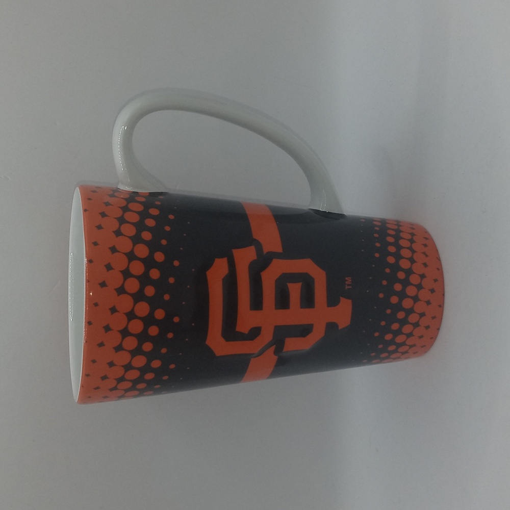 SAN FRANCISCO GIANTS 3D SCULPTED 12 OZ. COFFEE DRINKING MUG GLASS